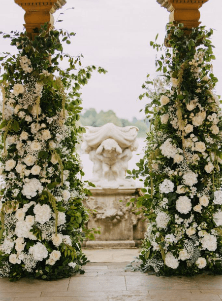 wedding flowers arrangement from go.botanica florists Sussex