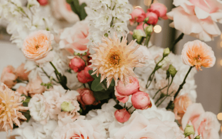 wedding flowers arranged by go.botanica florist Sussex